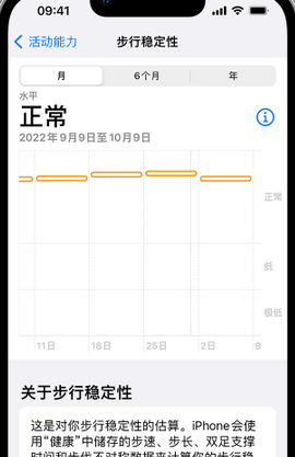 朗县iPhone手机维修如何在iPhone开启'步行稳定性通知'