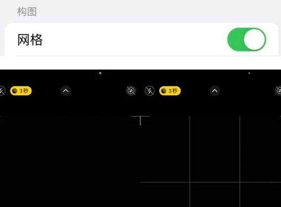 朗县苹果手机维修网点分享iPhone如何开启九宫格构图功能